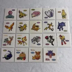 ポケモンパン　デコキャラシール　19枚　まとめ売り