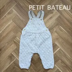 《neko様専用》PETIT BATEAU グレー キルティングオーバーオール