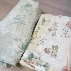 ライオンキング　エイデンアンドアネイ　おくるみ2枚セット