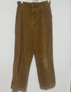 KBF コーデュロイパンツ フロントタック コクーンパンツ ケービーエフ