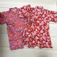 くろわっさんすべべ 甚平 90  CORNEIUE甚平95セット