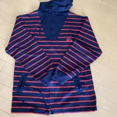 【訳ありシミあり】ジェレミー様 クラブメッド ジップアップパーカー XL 紺×赤