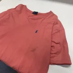 ポロバイラルフローレン 半袖 Tシャツ サーモンピンク メンズL