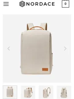 美品★NORDACE Siena★リュック バックパック★キナリ ベージュ