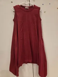 branshes 赤 ノースリーブ ワンピース 120