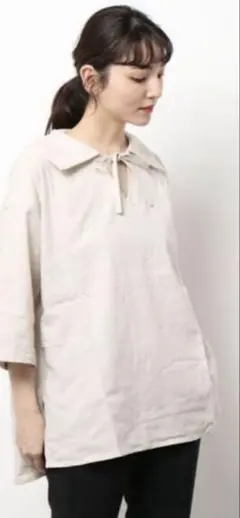 サマンサモスモス セーラー襟付きブラウス