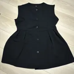 ブラック ノースリーブ ベスト