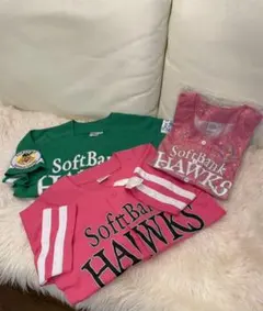 【福岡ソフトバンクホークス】ほぼ未使用 レディス用ユニフォーム3点