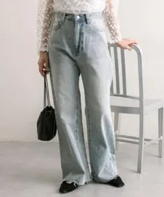 mystic カットオフフレアデニム サイズ2