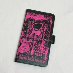 hide スマホケース 手帳型 スマホカバー サイケ ペイント レモネード 楽天市場】hide 手帳型スマホケース（チェック ver.） : LEMONed