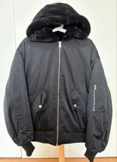 ZARA ナイロン✖️ボアボリュームジャケット