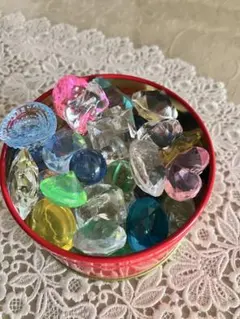 アクリルクリスタル アクリルストーン　インテリア宝石宝石すくいカラフル約800g
