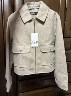 タグ付き♡ZARA♡ソフトジップアップジャケット
