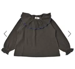 マーキーズ　ニットサッカーフリルカラーカットソー　カットソー　トップス　120