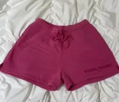 SOCIAL TOURIST ピンクショートパンツ