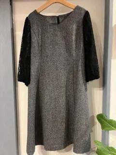 レース袖　オケージョンドレス