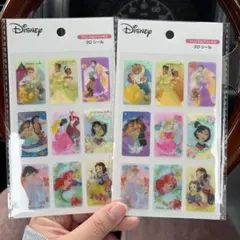 Disney プリンセス 3Dシール