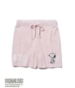 新品☆ジェラートピケ【PEANUTS】ロゴ ジャガード ショートパンのサムネイル