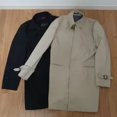 ビジネス　ステンカラーコート2点