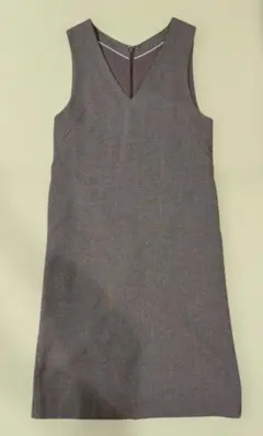 green label relaxing Vネック ワンピース ブラウン