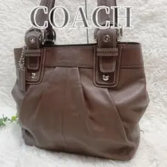 Coach Soho Pleated Leather Tote Bag y2k