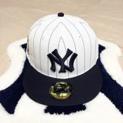 海外別注 NEWERA NewYork Yankees ストライプ