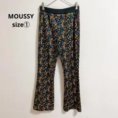 マウジーMOUSSY 花柄プリント　フレアパンツ　サイズ①のサムネイル