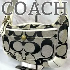コーチ ワンショルダーバッグ シグネチャー　レザー キャンバス 肩掛け