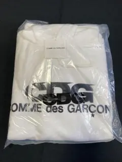 ☆未開封！CDG GRAPHIC PATTERNEDパーカー ホワイトM☆ - メルカリ