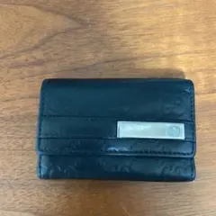 グッチ GUCCI キーケース GGレザー グッチシマ ブラック