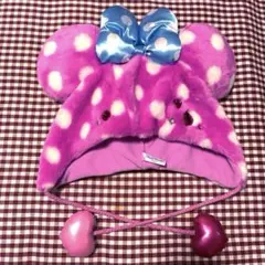 美品　ディズニー　パルパルーザ　ミニー　ファンキャップ帽子