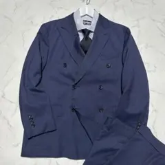 新品 ヒルトン イタリア グアベロ 戸賀モデル ダブル スーツ YA6