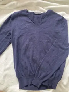 PRADA Vネック ニット ネイビー サイズ50のサムネイル