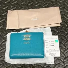未使用品 dazzlinダズリン スクエアロゴ がま口ウォレットのサムネイル