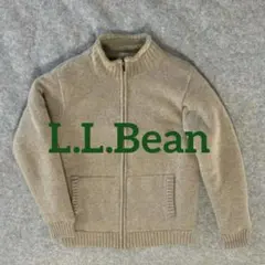 【希少美品】L.L.Bean ウールドライバーズニット 裏ボア フルジップ M