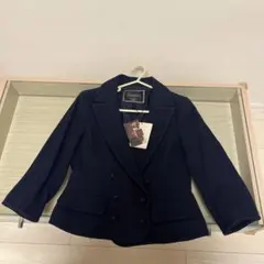 ネイビー テーラードジャケット