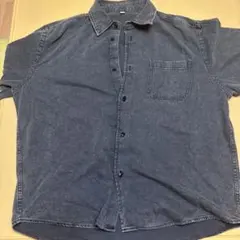 GU グレー デニムシャツ XL