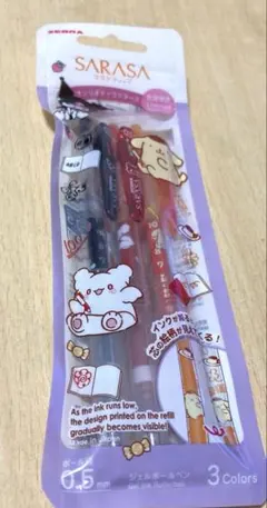 サラサクリップ0.5　サンリオキャラクターズ3色セット