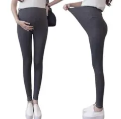 マタニティ レギンス スパッツ タイツ パンツ ウエスト調整 ストレッチ 妊婦