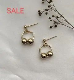 タ*ウ様 (442)ハンドメイドアクセサリー　ゴールドピアス