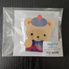 【新品未開封】familiar ファミリア スマホグリップ くま チェック