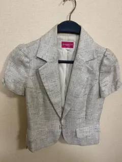 ツイード半袖ジャケット