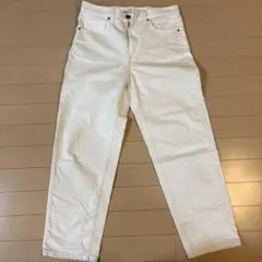 UNIQLO 白　デニム　24インチ