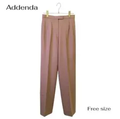 kk16【F】 Addenda ピンク スラックス フリーサイズ
