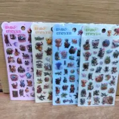 イタリアンブレインロット　ぷくぷくシール　立体シール　ボンドロシール４枚セット