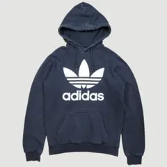 adidasアディダス トレフォイルロゴ フェードパーカー ブラックXSサイズ