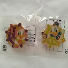 ディズニーシー　5周年　ピンバッジ デイジー　ドナルド
