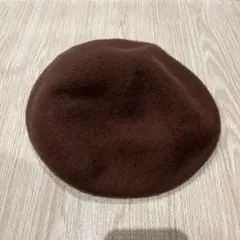 ベレー帽 ブラウン