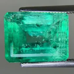 コロンビア5.47ct】天然エメラルド ダイヤモンドリング 鑑別書付属