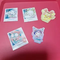 サンリオ　ナムココラボ　ノベルティ　ステッカー5枚セット